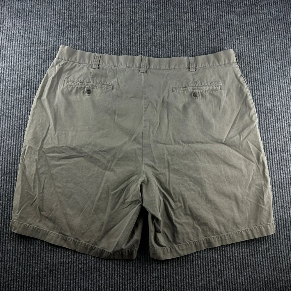 Polo Ralph Lauren Big Tyler Shorts Mens 44 Khaki Tan Pleated Cotton Chino 2987